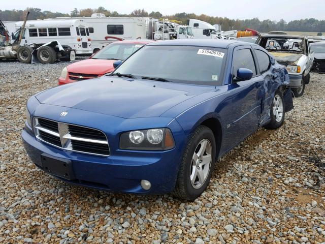 2B3CA3CV3AH122224 - 2010 DODGE CHARGER SX BLUE photo 2