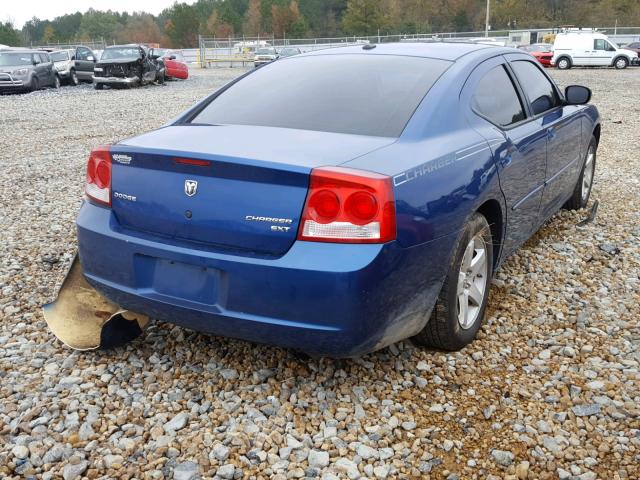 2B3CA3CV3AH122224 - 2010 DODGE CHARGER SX BLUE photo 4