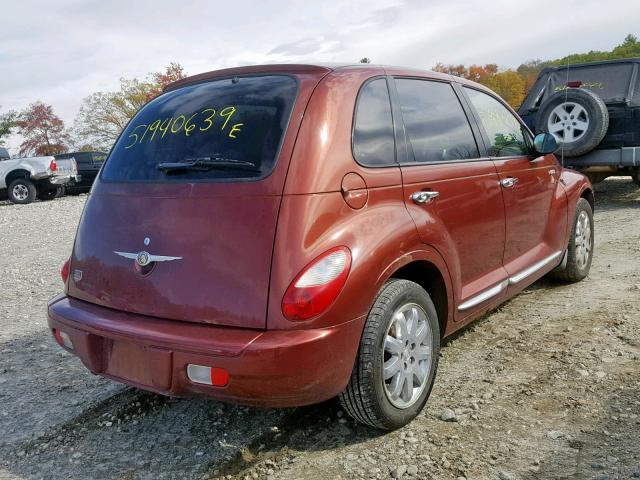 3A8FY48B68T117962 - 2008 CHRYSLER PT CRUISER BROWN photo 4