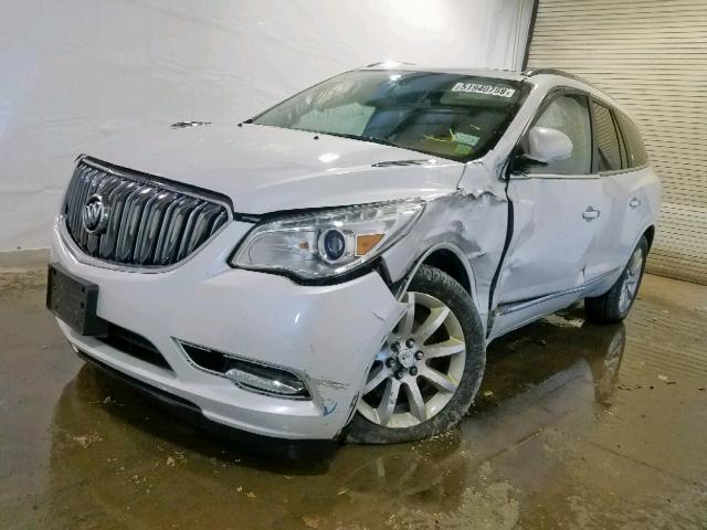 5GAKVCKD6HJ153422 - 2017 BUICK ENCLAVE WHITE photo 2