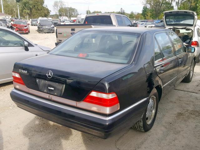 WDBGA51G4XA418519 - 1999 MERCEDES-BENZ S 500 BLACK photo 4