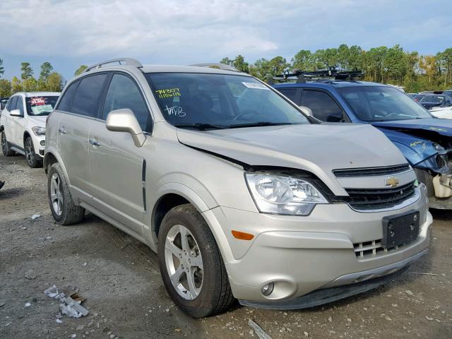 3GNAL3EK8ES526486 - 2014 CHEVROLET CAPTIVA LT TAN photo 1