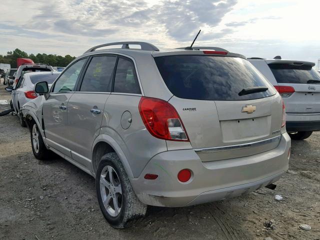 3GNAL3EK8ES526486 - 2014 CHEVROLET CAPTIVA LT TAN photo 3