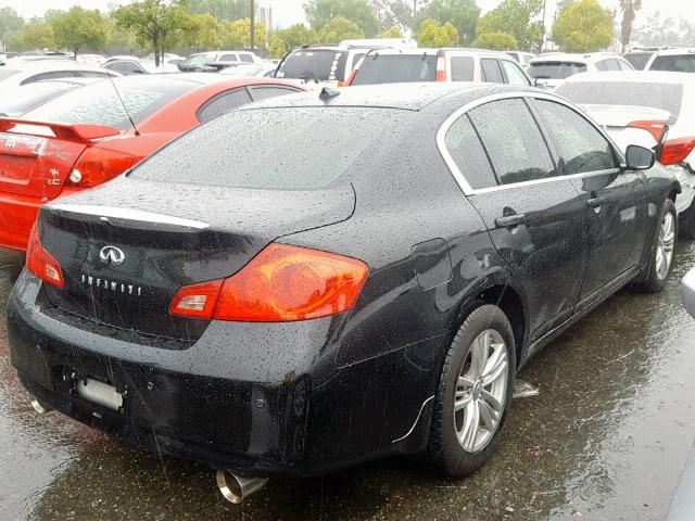 JN1CV6AR2BM352686 - 2011 INFINITI G37 BLACK photo 4