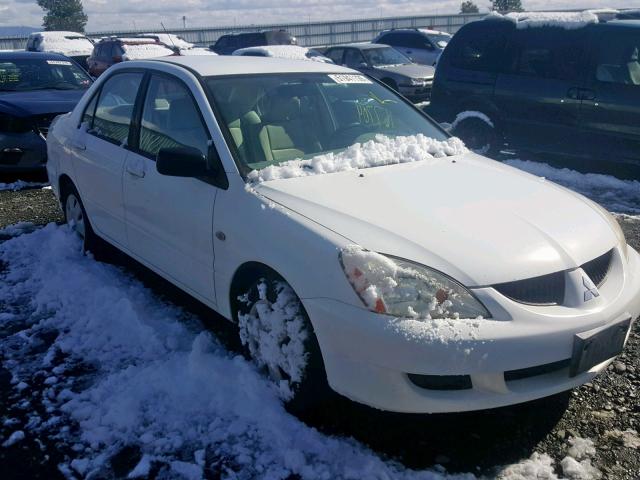 JA3AJ26E54U039874 - 2004 MITSUBISHI LANCER ES WHITE photo 1