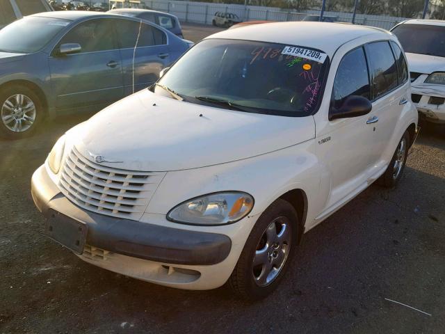 3C8FY4BB71T299109 - 2001 CHRYSLER PT CRUISER WHITE photo 2