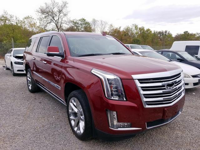 1GYS4KKJ7JR184536 - 2018 CADILLAC ESCALADE E RED photo 1