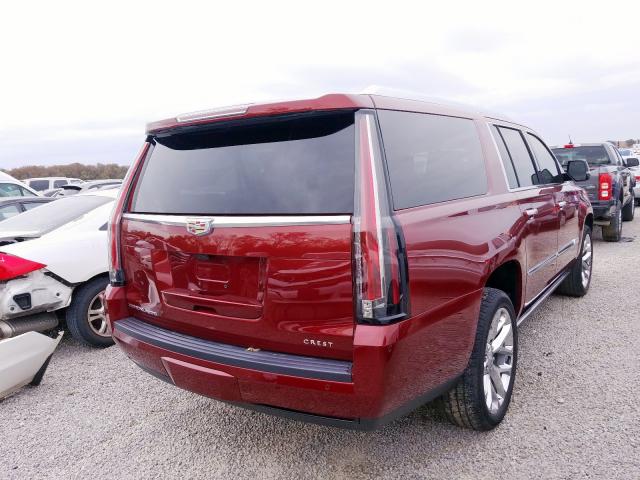 1GYS4KKJ7JR184536 - 2018 CADILLAC ESCALADE E RED photo 4