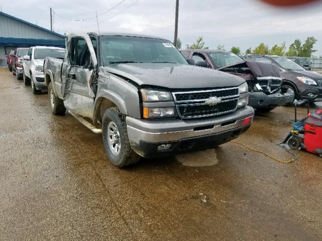 1GCEK19ZX6Z260837 - 2006 CHEVROLET SILVERADO GRAY photo 1