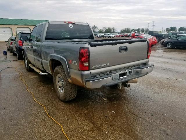 1GCEK19ZX6Z260837 - 2006 CHEVROLET SILVERADO GRAY photo 3