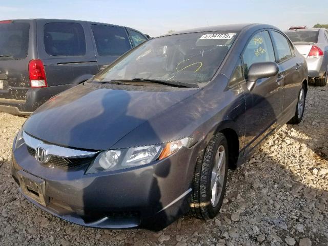 2HGFA1F67AH540355 - 2010 HONDA CIVIC LX-S Сірий фото 2