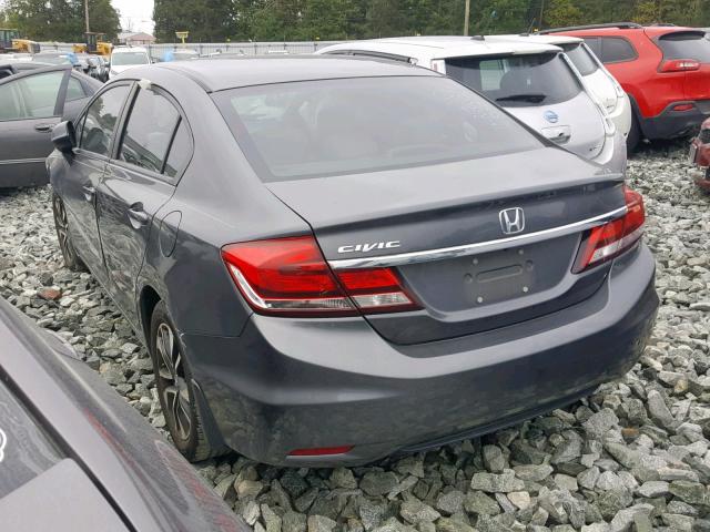 2HGFB2F92DH543763 - 2013 HONDA CIVIC EXL 灰色 照片 3