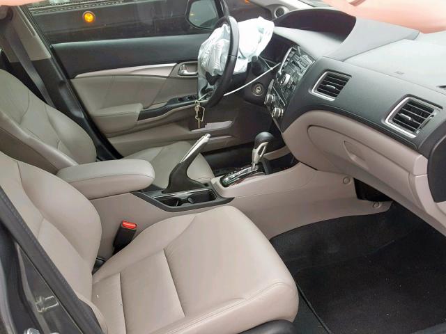 2HGFB2F92DH543763 - 2013 HONDA CIVIC EXL 灰色 照片 5