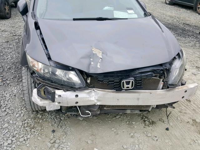 2HGFB2F92DH543763 - 2013 HONDA CIVIC EXL 灰色 照片 9
