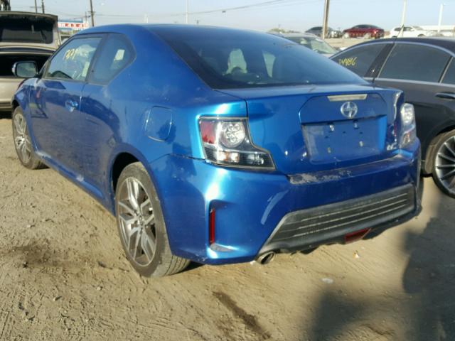JTKJF5C77F3092846 - 2015 TOYOTA SCION TC ლურჯი ფოტო 3