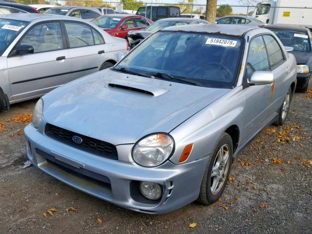 JF1GD29612H507070 - 2002 SUBARU IMPREZA WR SILVER photo 2