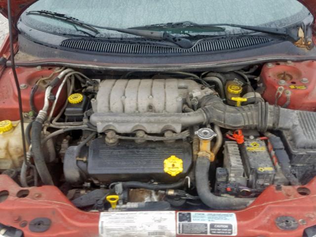 1C3EJ56H9YN123215 - 2000 CHRYSLER CIRRUS LXI RED photo 7