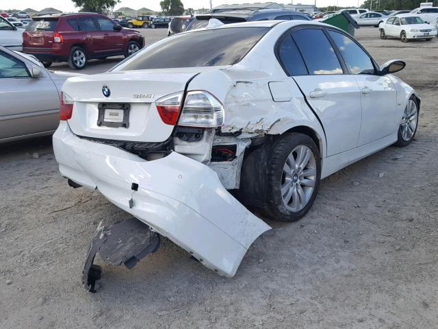 WBAVB17546NK37395 - 2006 BMW 325 I AUTO WHITE photo 4