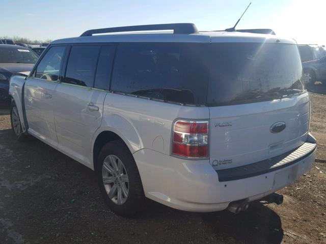 2FMDK51C19BA48535 - 2009 FORD FLEX SE WHITE photo 3