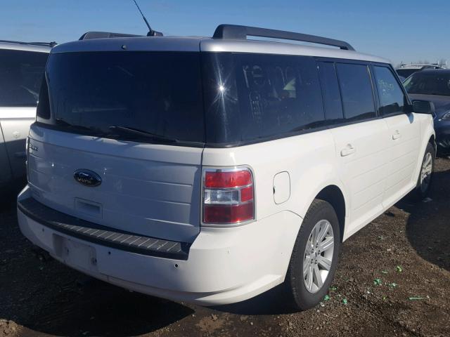 2FMDK51C19BA48535 - 2009 FORD FLEX SE WHITE photo 4