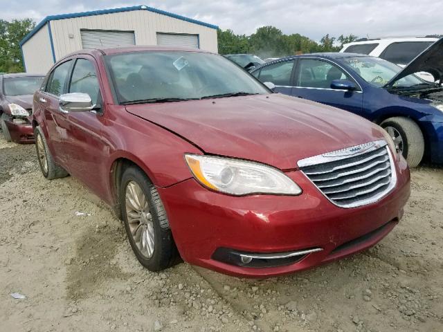 1C3BC2FB1BN533442 - 2011 CHRYSLER 200 LIMITE RED photo 1