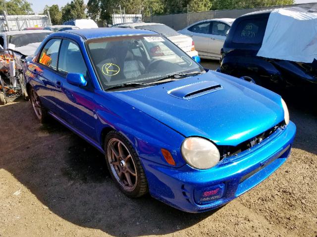 JF1GD29623G507389 - 2003 SUBARU IMPREZA WR BLUE photo 1