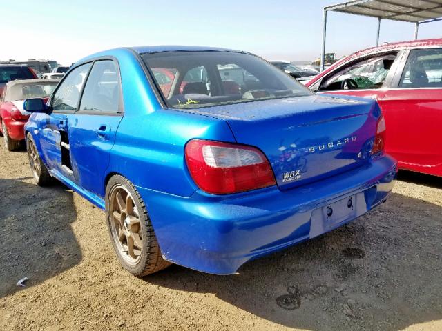 JF1GD29623G507389 - 2003 SUBARU IMPREZA WR BLUE photo 3