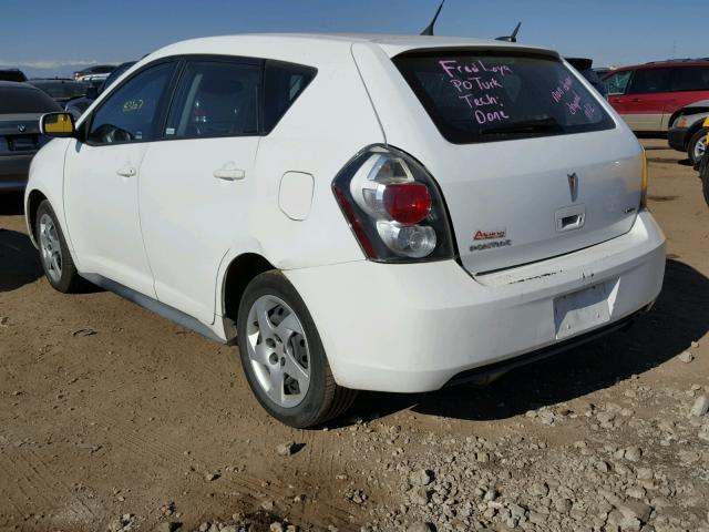 5Y2SP67889Z429639 - 2009 PONTIAC VIBE WHITE photo 3