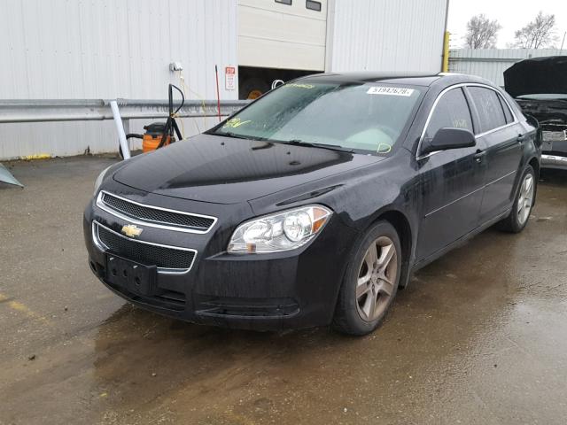 1G1ZB5E04CF267286 - 2012 CHEVROLET MALIBU LS BLACK photo 2