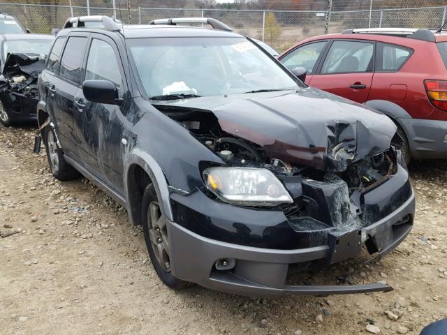 JA4LZ41G73U030013 - 2003 MITSUBISHI OUTLANDER BLACK photo 1