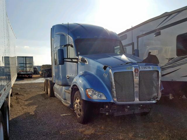 1XKYD49X4FJ435013 - 2015 KENWORTH CONSTRUCTI BLUE photo 1