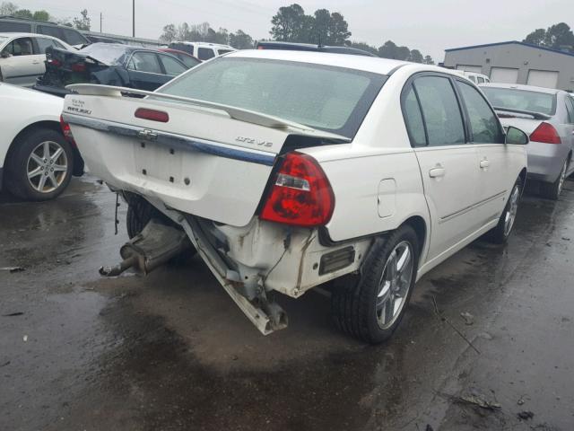 1G1ZU53846F241407 - 2006 CHEVROLET MALIBU LTZ WHITE photo 4