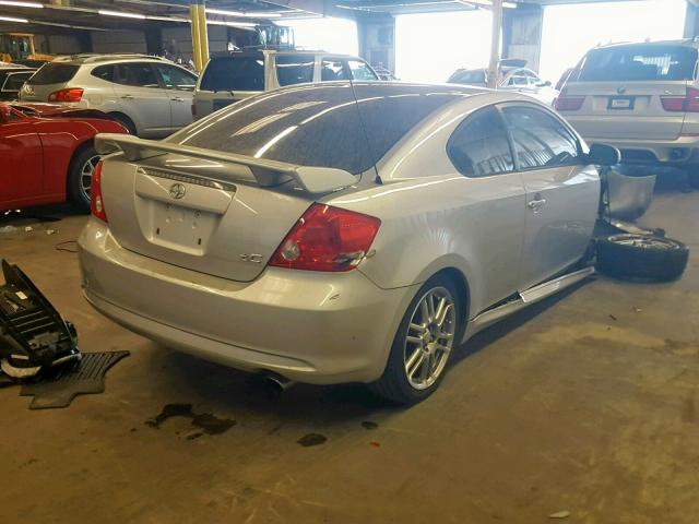 JTKDE177270177163 - 2007 TOYOTA SCION TC 银色 照片 4