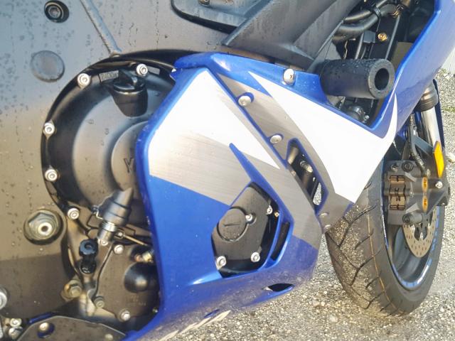 JYARJ06E05A026599 - 2005 YAMAHA YZFR6 L BLUE photo 7