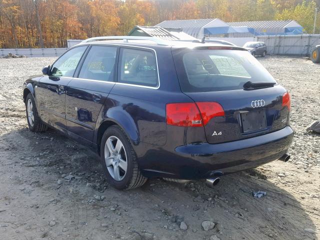 WAUKF78E46A132730 - 2006 AUDI A4 2.0T AV BLUE photo 3