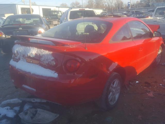 1G1AL15F777368670 - 2007 CHEVROLET COBALT LT RED photo 4