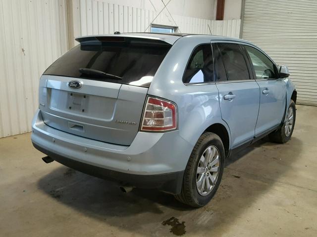 2FMDK39C68BB15329 - 2008 FORD EDGE LIMIT BLUE photo 4