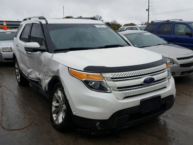 1FMHK7F84BGA17344 - 2011 FORD EXPLORER L WHITE photo 1