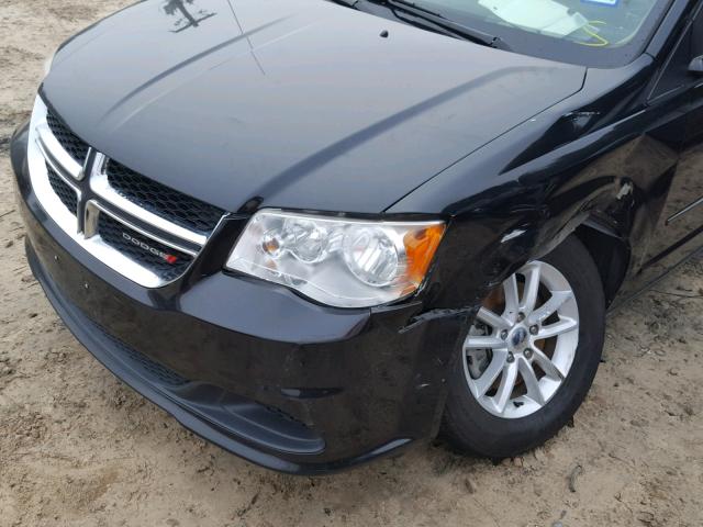 2C4RDGCG3ER245465 - 2014 DODGE GRAND CARA BLACK photo 9