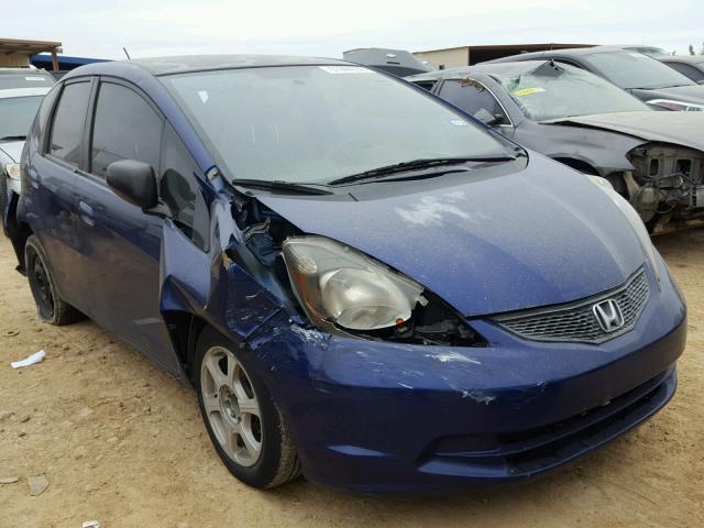 JHMGE8H2XAS019454 - 2010 HONDA FIT BLUE photo 1