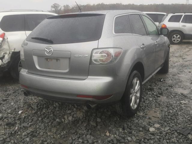 JM3ER2W31A0310546 - 2010 MAZDA CX-7 SILVER photo 4