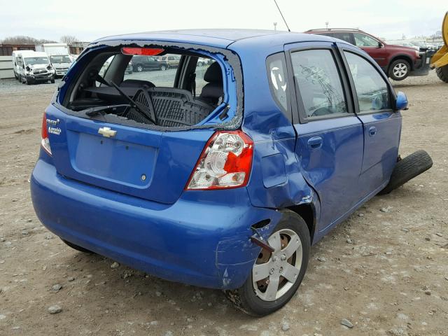 KL1TD66688B194929 - 2008 CHEVROLET AVEO BASE ლურჯი ფოტო 4