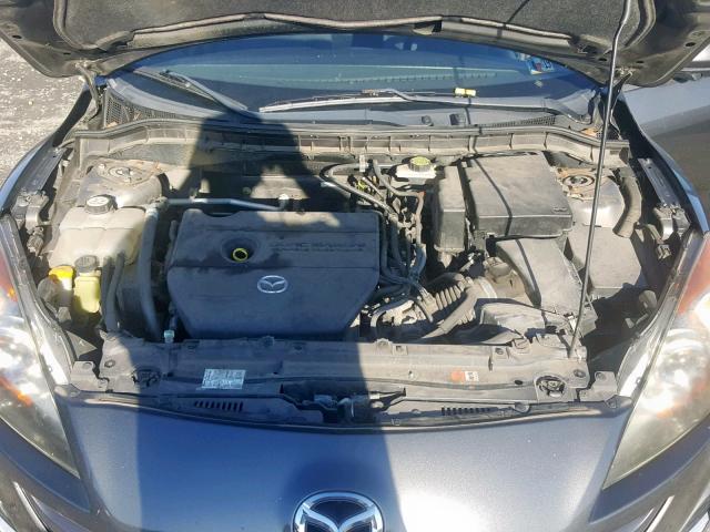 JM1BL1H68A1150898 - 2010 MAZDA 3 S GRAY photo 7