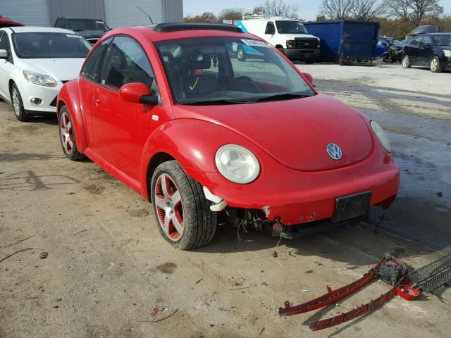 3VWED21C11M480186 - 2001 VOLKSWAGEN NEW BEETLE RED photo 1