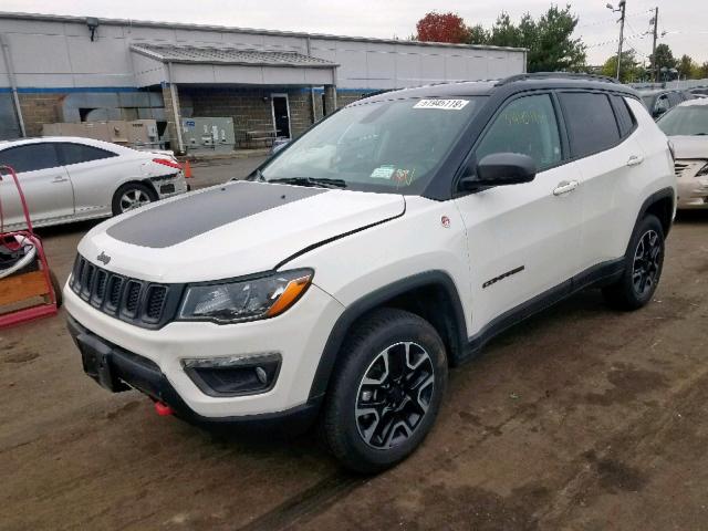 3C4NJDDB9KT671159 - 2019 JEEP COMPASS TR WHITE photo 1