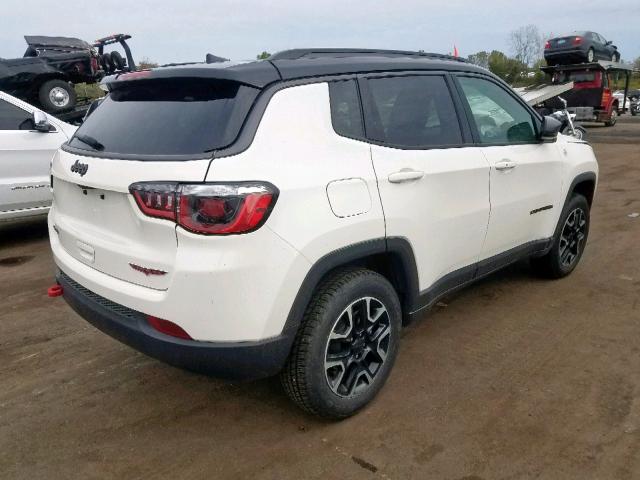 3C4NJDDB9KT671159 - 2019 JEEP COMPASS TR WHITE photo 4