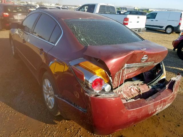 1N4AL2AP2BN410054 - 2011 NISSAN ALTIMA BAS BURGUNDY photo 3