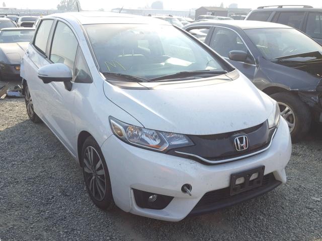 3HGGK5H87FM710083 - 2015 HONDA FIT EX WHITE photo 1