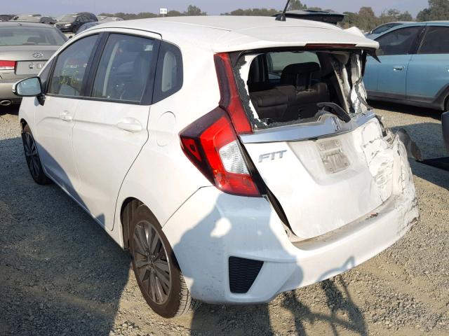 3HGGK5H87FM710083 - 2015 HONDA FIT EX WHITE photo 3