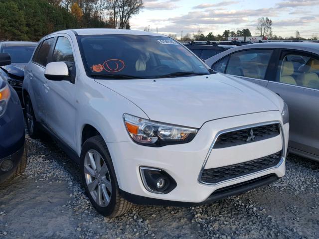 4A4AP4AU4DE013182 - 2013 MITSUBISHI OUTLANDER WHITE photo 1